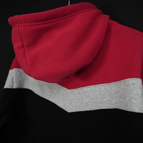 MKBHD Chevron Hoodie –  Size M, Red | Grey | Black Color-Block, Great Condition - Picture 10 of 12